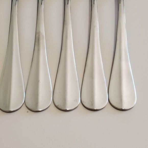 Pfaltzgraff Courtland Salad Fork set of 5 stainless 6 3/4" - Picture 4 of 7